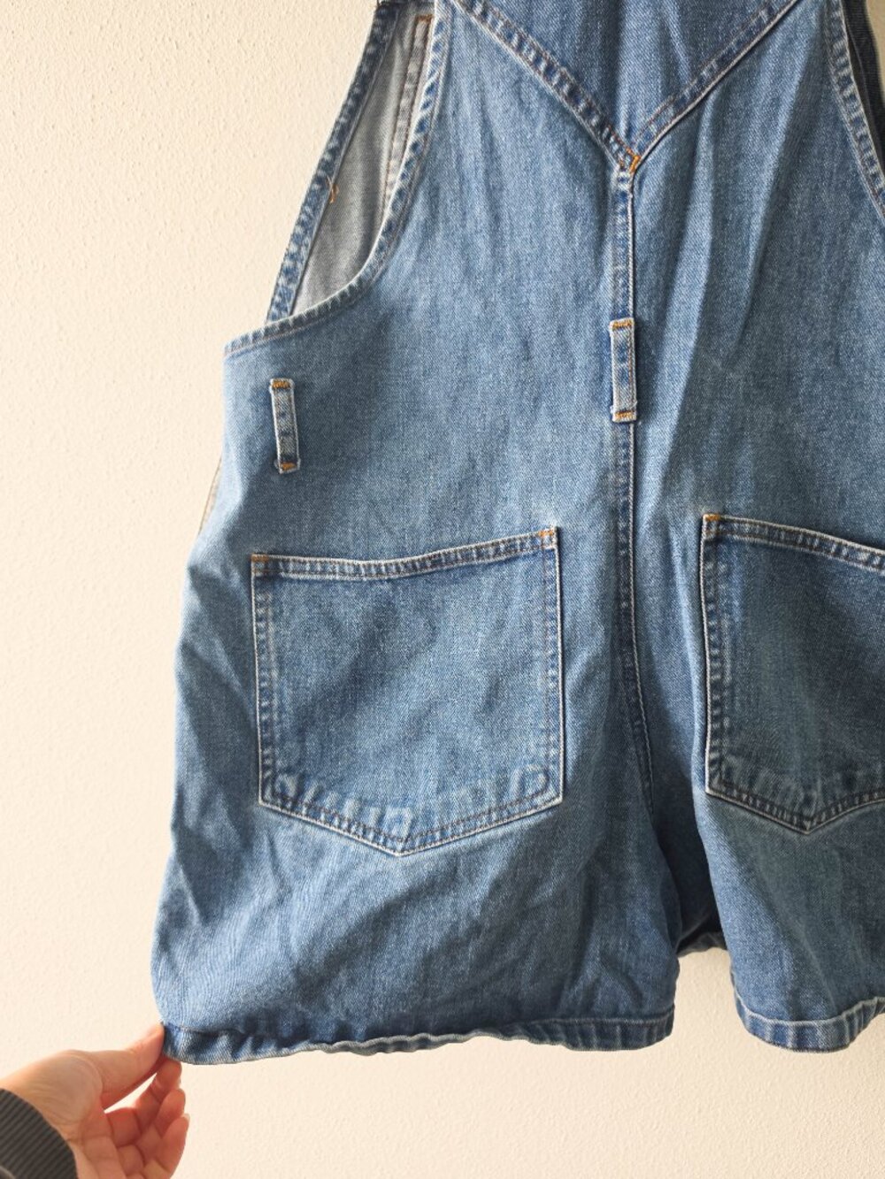 Vintage Esprit Denim Shortalls - Picture 6 of 6